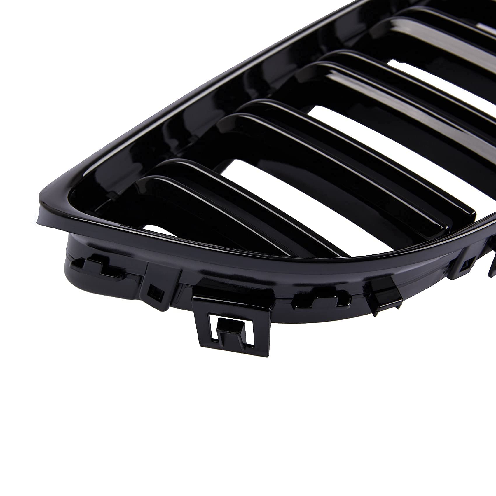 Front Bumper Kidney Grille, Pair M Color Grill Double Line Compatible with BMW E90 328i 318i 320i 323i 325i 330i 335i 2009-2011