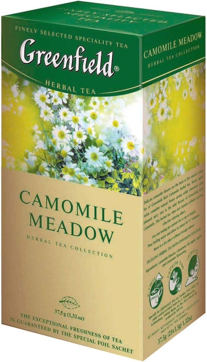 Tea, Camomile Meadow, 25 Count (Pack of 1)