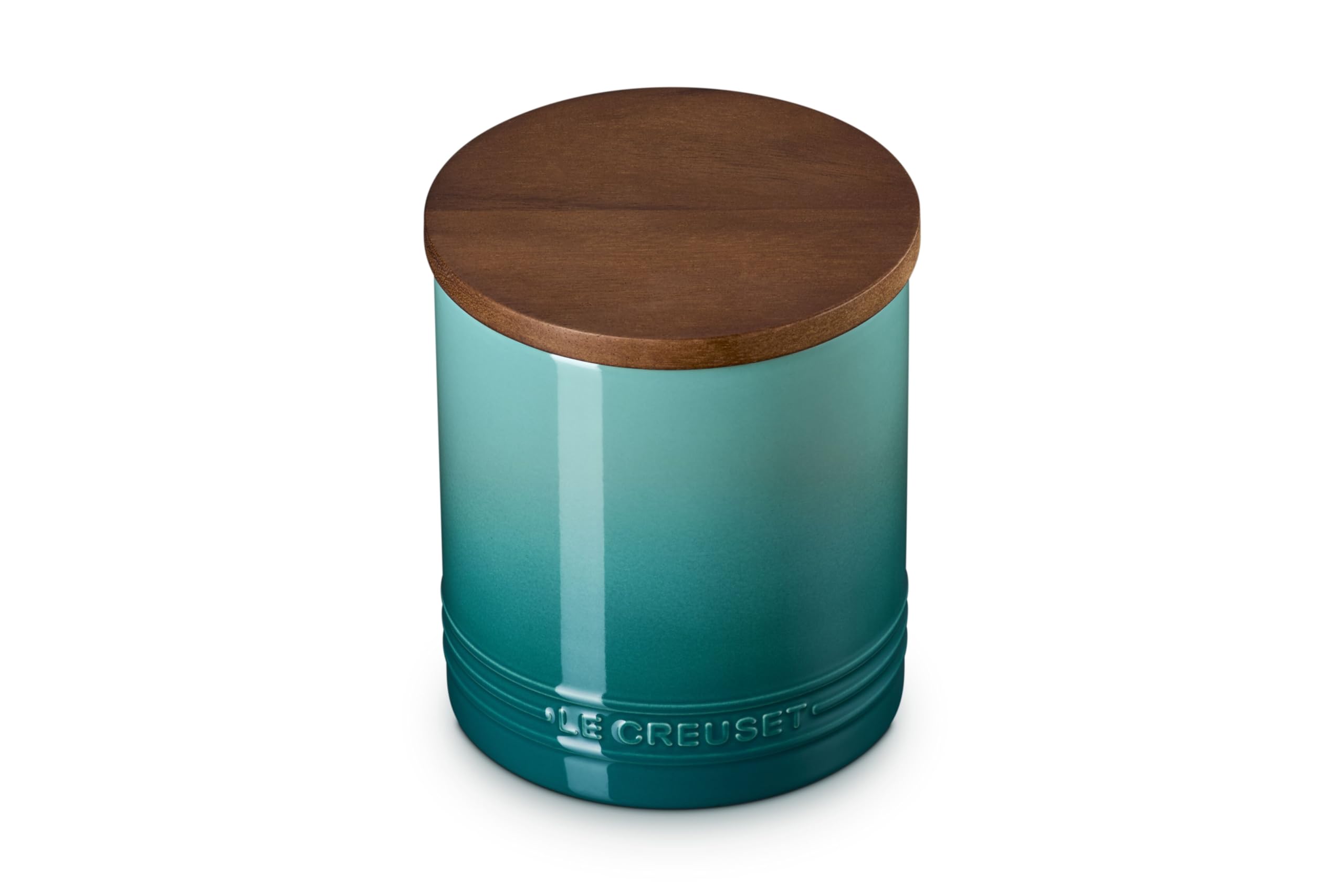 Le Creuset Stoneware Salt Cellar and Storage Canister, 38.4 oz, Riviera