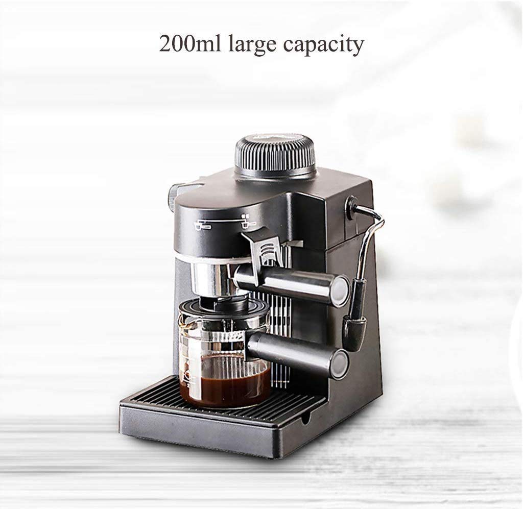 Macchina per caffè espresso a vapore semiautomatica domestica, macchina per caffè espresso a goccia, pompa da 5 bar e mungitore automatico, macchina per cappuccino, macchina per latte Interesting