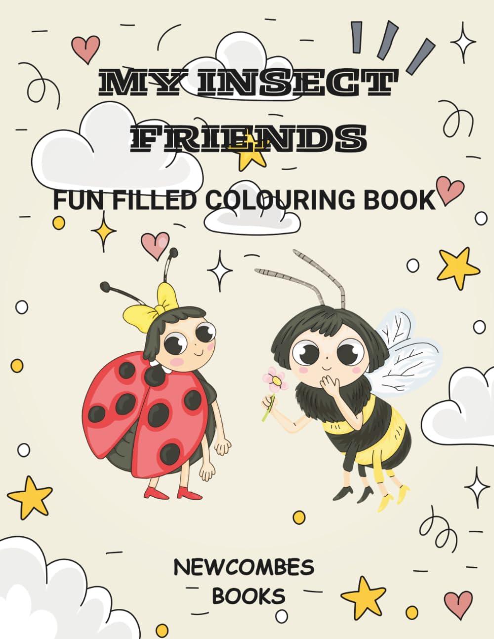 My insect friends: Fun filled colouring book
