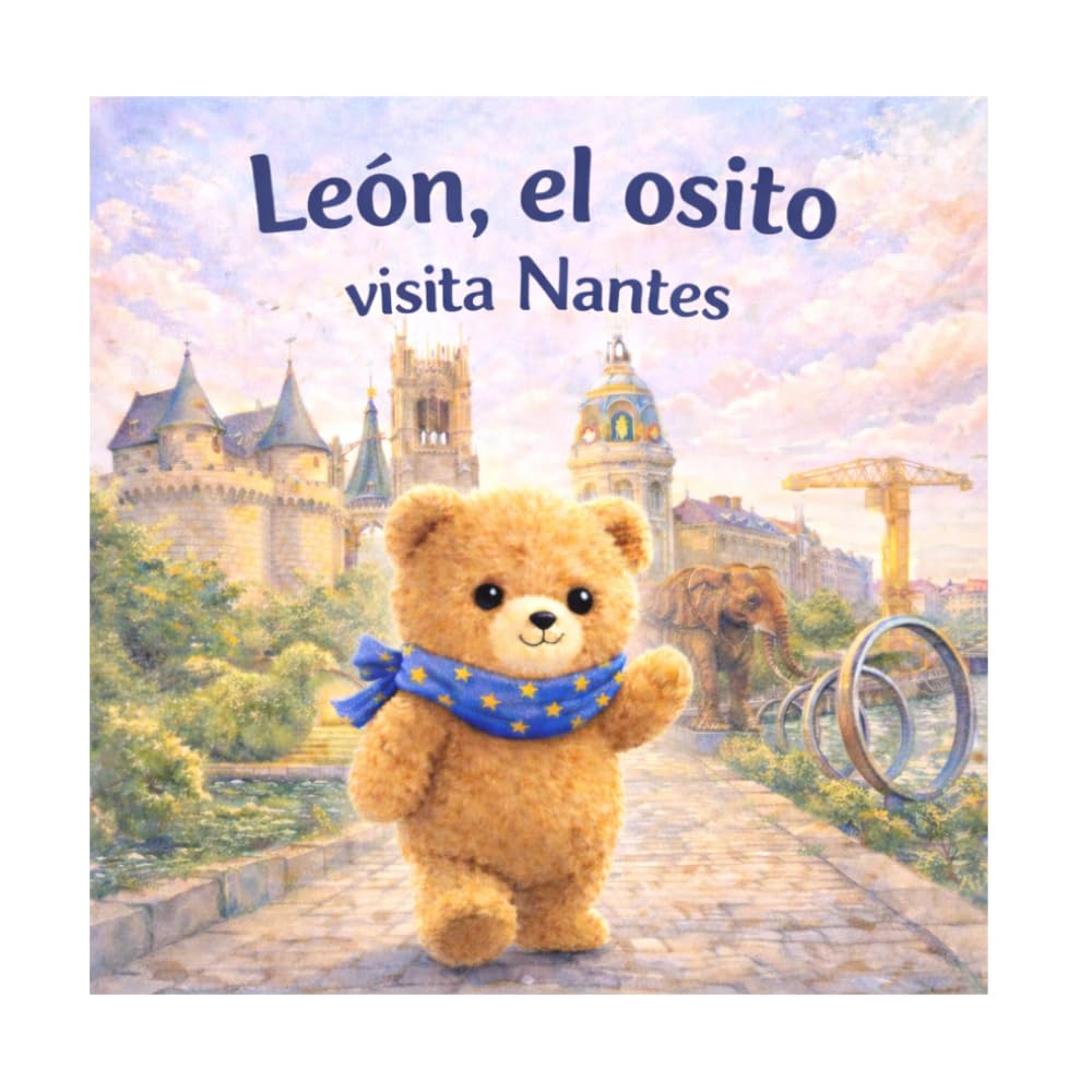 León visita Nantes: Un álbum ilustrado para niños de 3 a 5 años para descubrir Nantes en familia (León el osito visita Francia)
