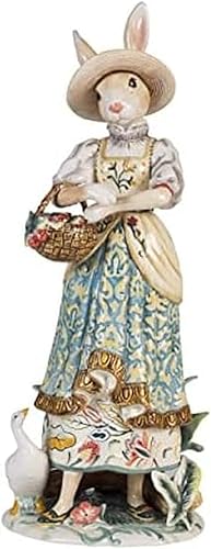 Miniatura 9 de Fitz and Floyd Dapper - Figura de cerámica masculina de conejo de 20 pulgadas