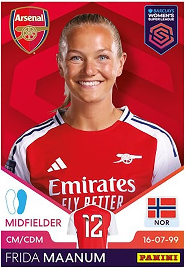 Barclays Women's Super League Official Sticker Collection 2025 - Pocket Tin