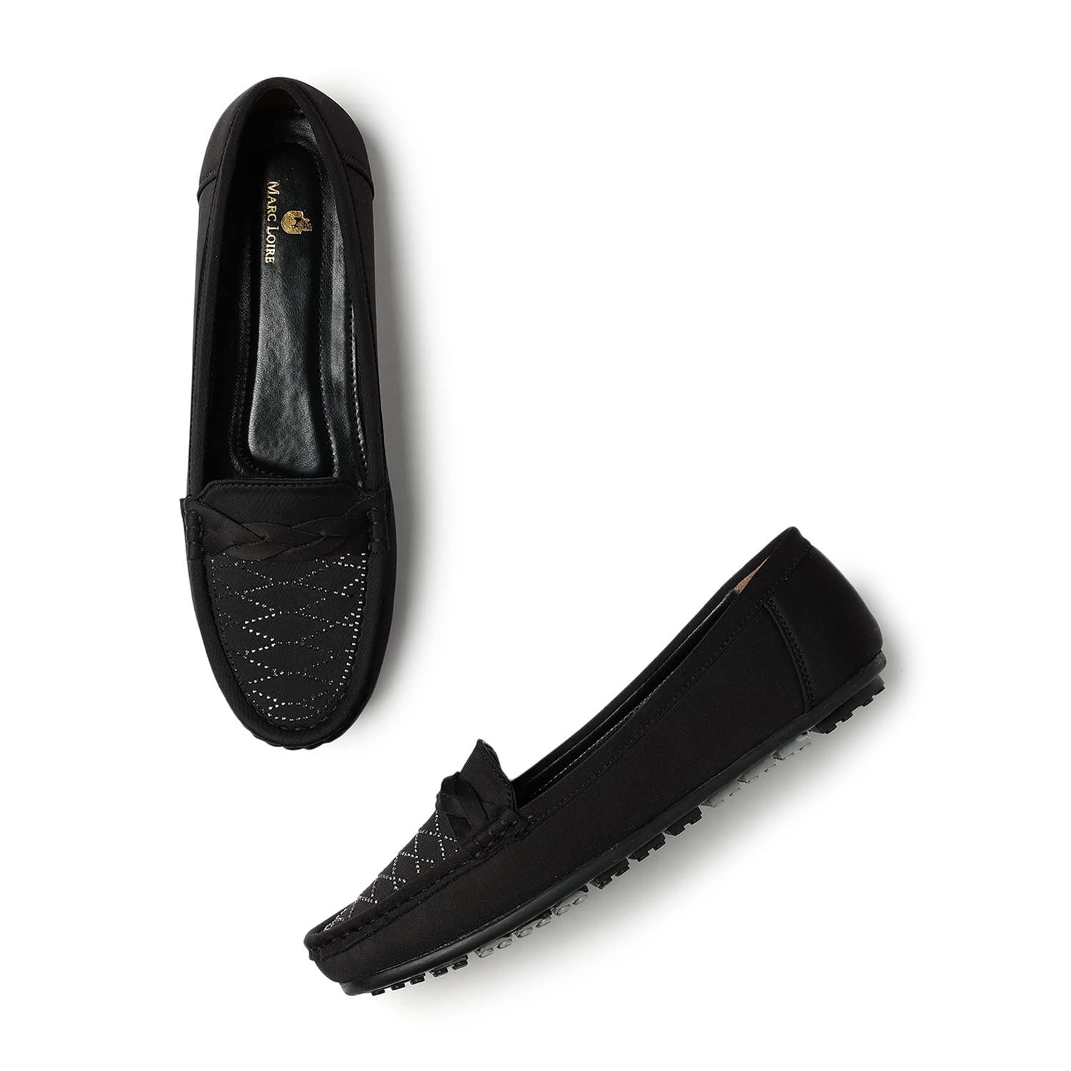 marc loire Womens Soft Comfortable Anti Slip Flat Loafers for Casual & Office Wear-picture-29