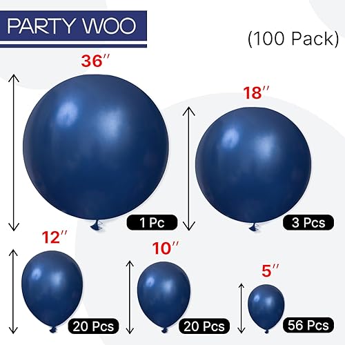 Vista 869 de PartyWoo Globos de color rosa claro, 100 globos de látex de color rosa pálido pastel de 12 pulgadas para graduación, boda, baby shower, revelación