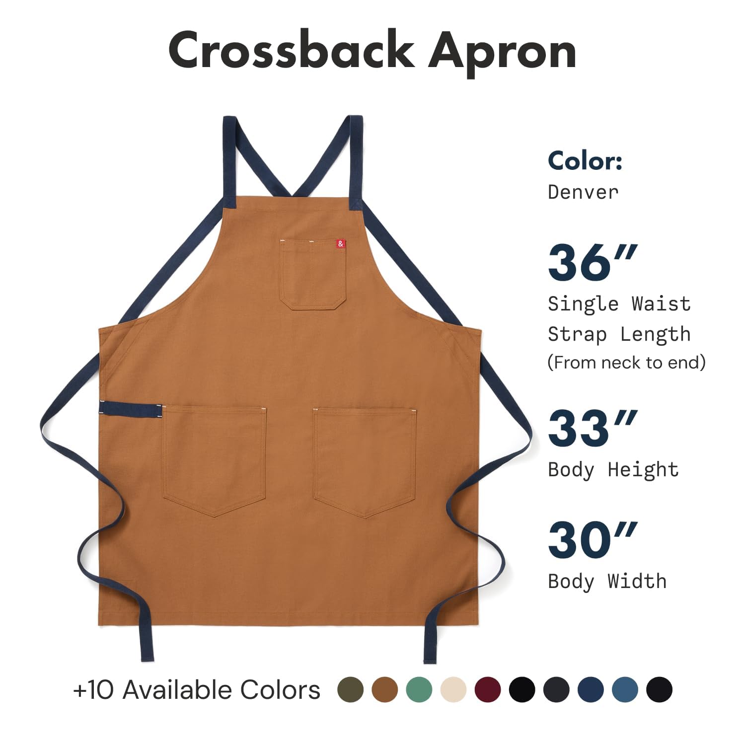 Amazon.com: hedley & bennett Crossback Apron - Crossback Chef