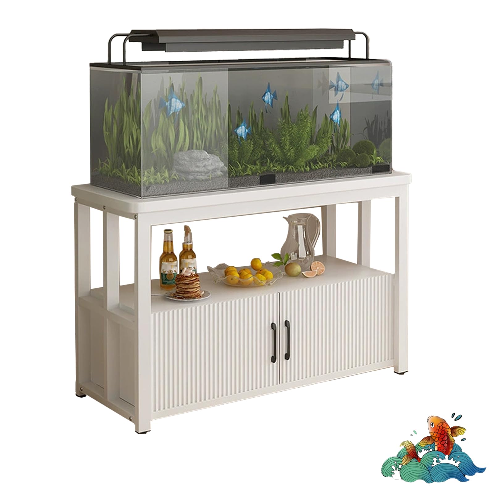 Amazon.co.jp: Cgzztw 65×40×80cm水槽台 魚 ラック 金魚 水槽 観葉植物