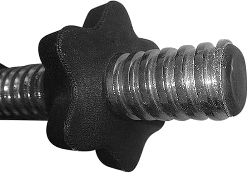 8pcs Spinlock Collars, 1 inch Barbell Spin-Lock Collars Screw Clamps, Standard Dumbbell Hex Nut Dumbbell Rod Nut Barbell Screw Collarfor, Clamps Weight Clips for Dumbell Weight Training