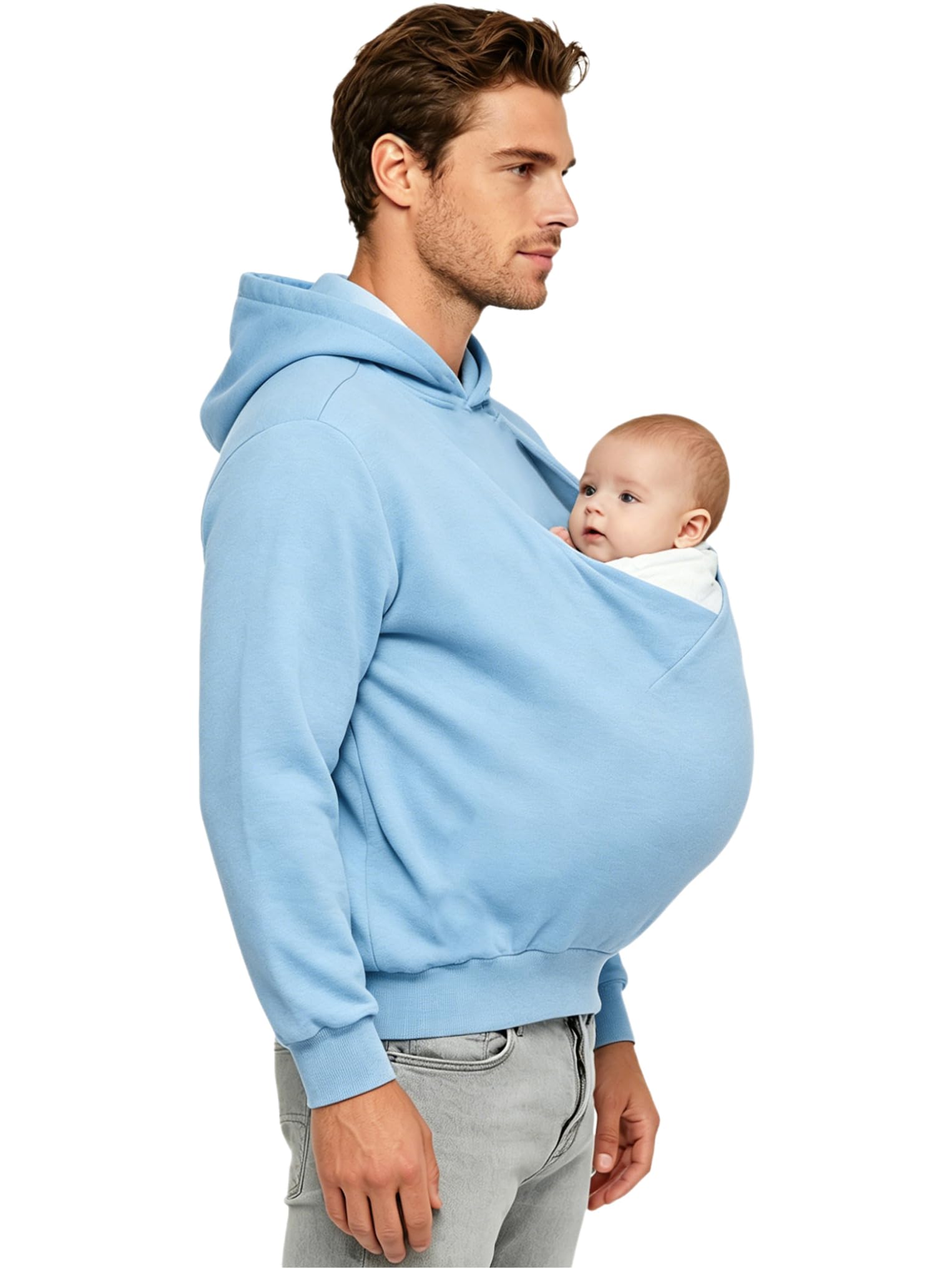 Kaerm Męska kurtka typu kangur, dla niemowląt, koszulka treningowa, fitness, fitness, piłka ręczna, kangur, designerska kurtka