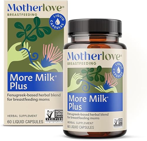 Motherlove More Milk Plus (tintura de glicerina de 4 onzas) Suplemento de lactancia a base de fenogreco para optimizar el suministro de leche