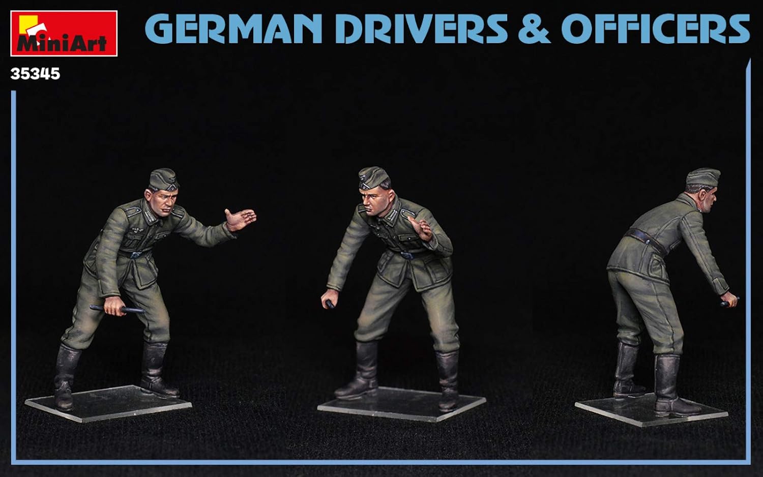 Miniart MIN35345 1:35-German Drivers and Officers