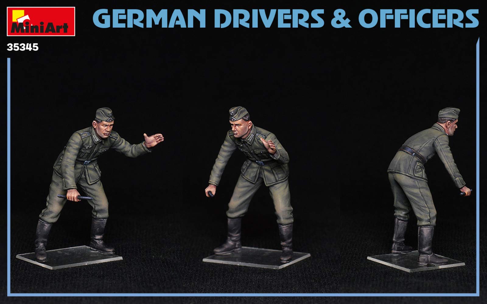 Amazon | ミニアート(Miniart) 1/35 ドイツ兵ドライバー＆士官セット 4