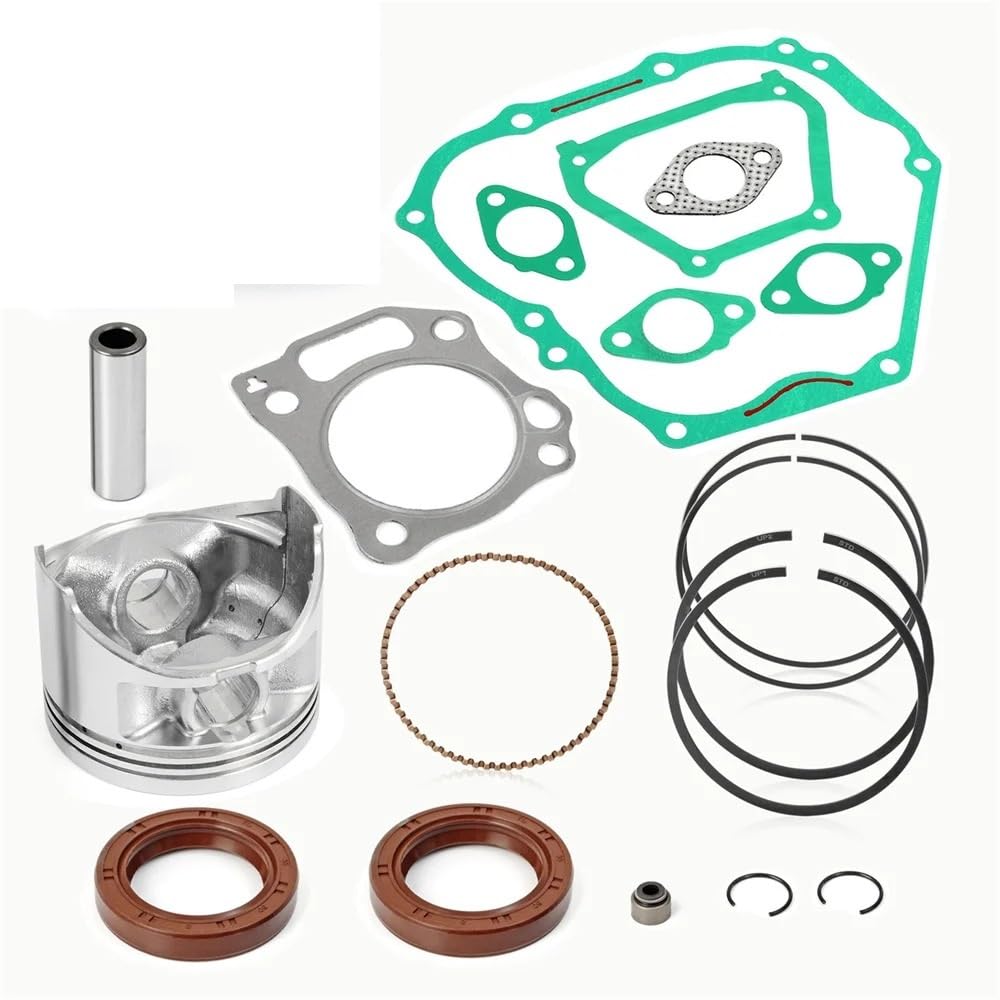 pist. MOTORE 357cc 0,5mm Pistone sovradimensionato ANELLI GUARNIZIONI Adatto for GOLF CART a 4 tempi G21 22 23 27 28 YDRA 00-13