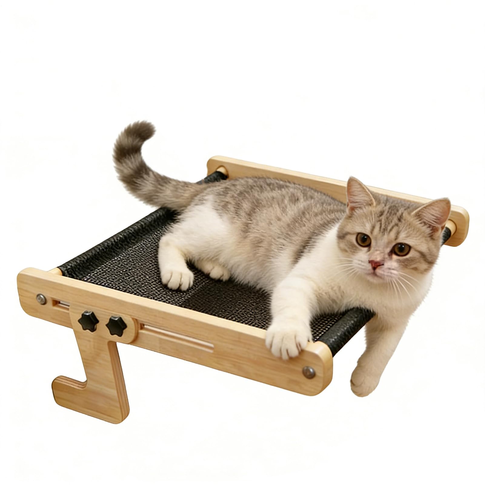 Perchoir de fenêtre pour chat Hamac d'intérieur pour animaux | Lit perchoir de fenêtre pour maison, maison de ferme, salon, chambre, balcon, table de chevet, rebord de