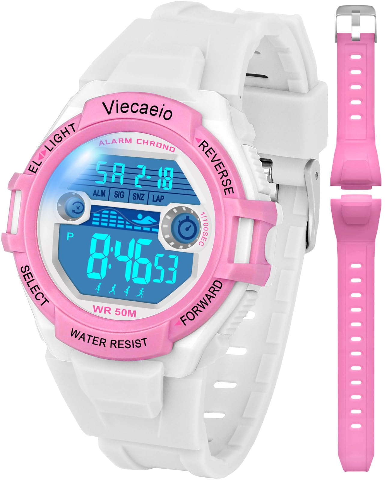 Kids Digital Watch for Boys Girls, Waterproof LED Colorful Lights Sports Watch Suitable for 5-17 Years Old Teenagers (with Gift Box)