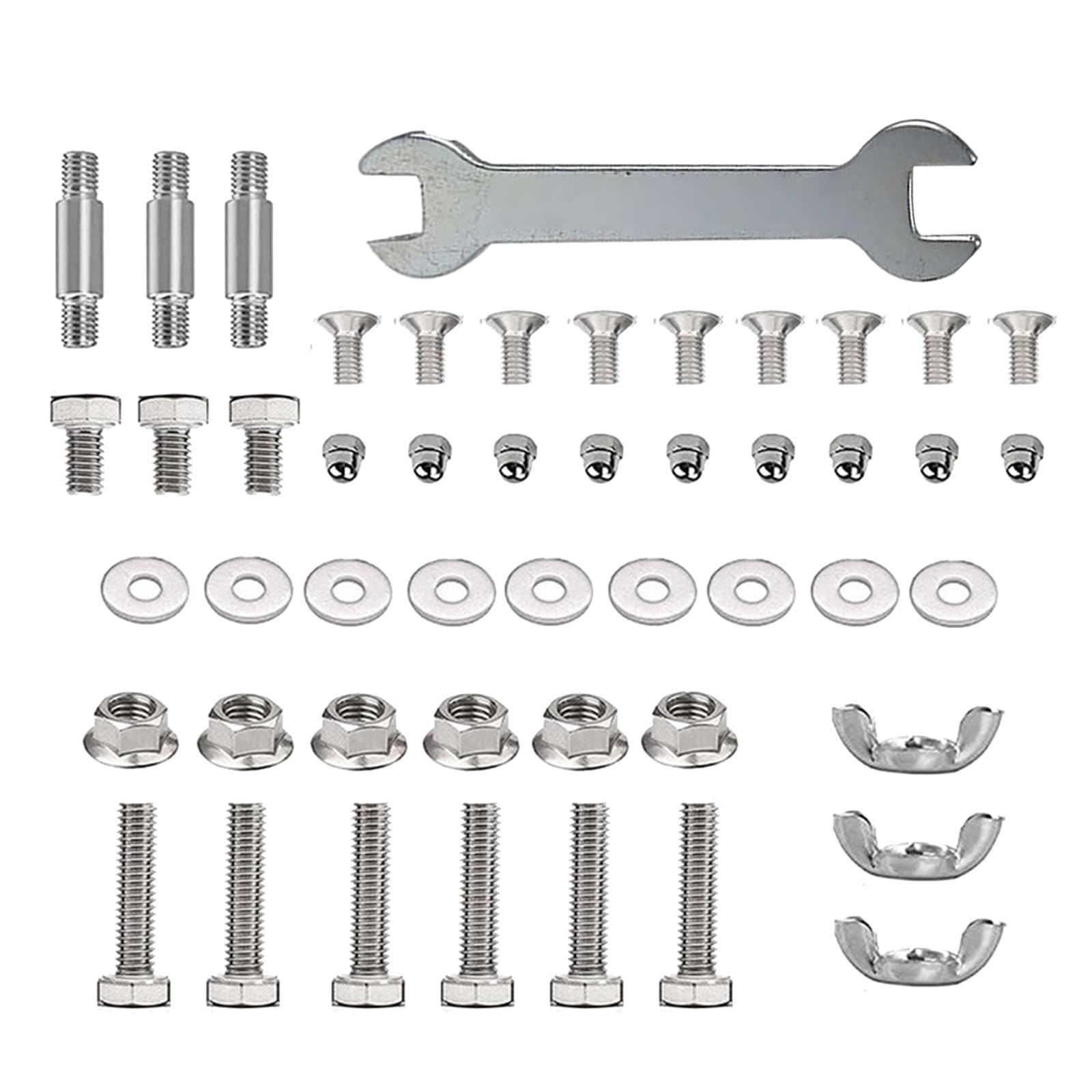 EINCORN Round Umbrella Shape Stand Up Patios Heaters Replacement Hardware Bolts Nut Set for Space Heaters Accessories