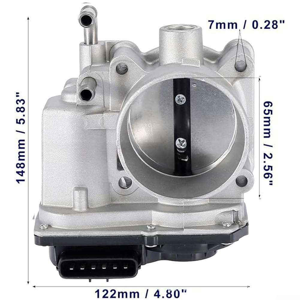 Corps d'accélérateur pour Mitsubishi 1450A209 conçu pour le flux d'air du moteur et optimiser l'efficacité du carburant pour les véhicules L200 et Sport Edition