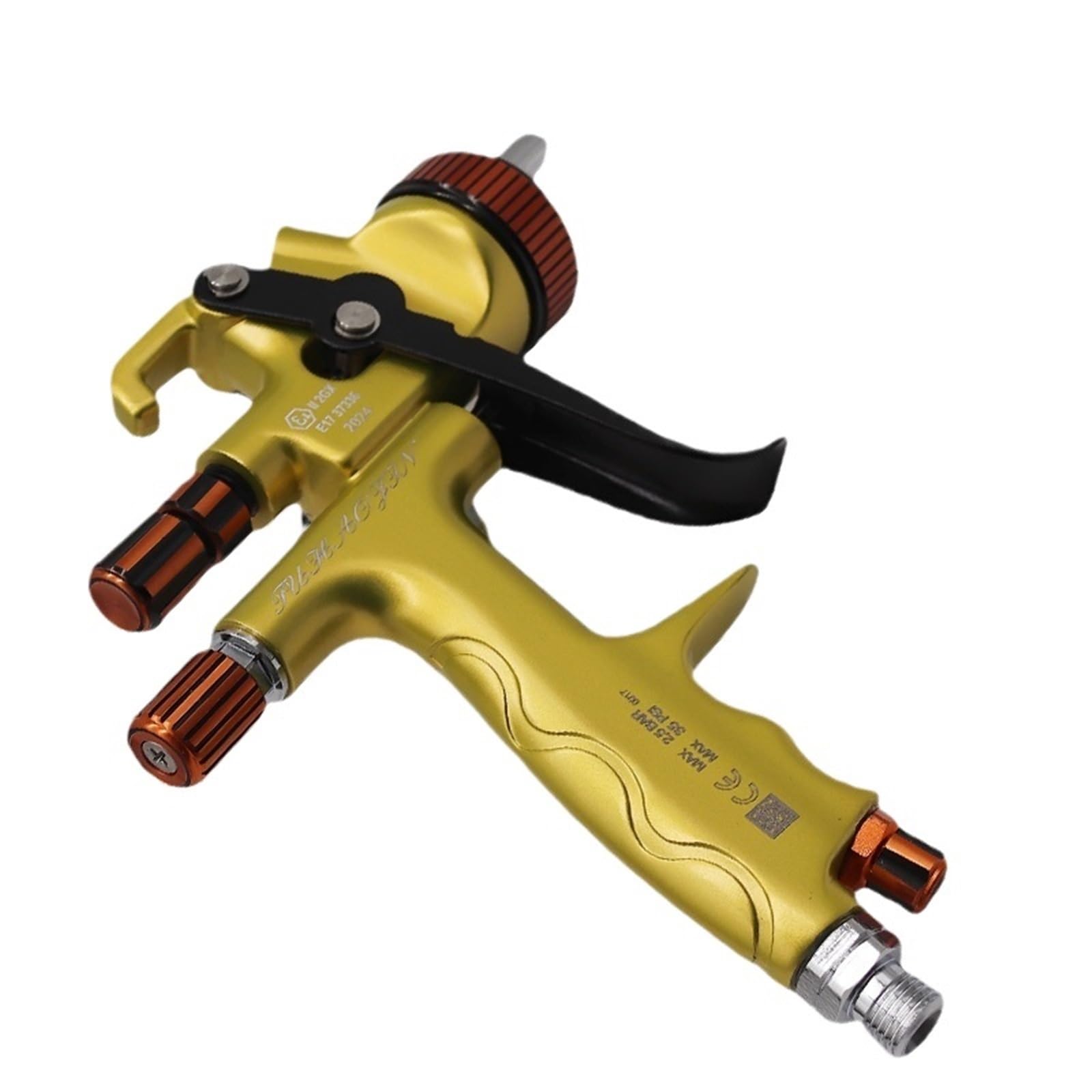 Spray de 1,3 mm con boquilla de aire a base de agua HVLP para pintura de coche (naranja)