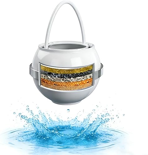 Miniatura 9 de Filtro de baño para bañera, filtro de agua Kinder para bañera, suavizante de agua dura para eliminar el plomo, el cloro y el flúor, mejorar