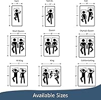 Vista 8 de Sábana con cierre tamaño individual – Calidad de hotel, microfibra cepillada de bolsillo profundo de 8 pulgadas, sábana inferior suave sin arrugas