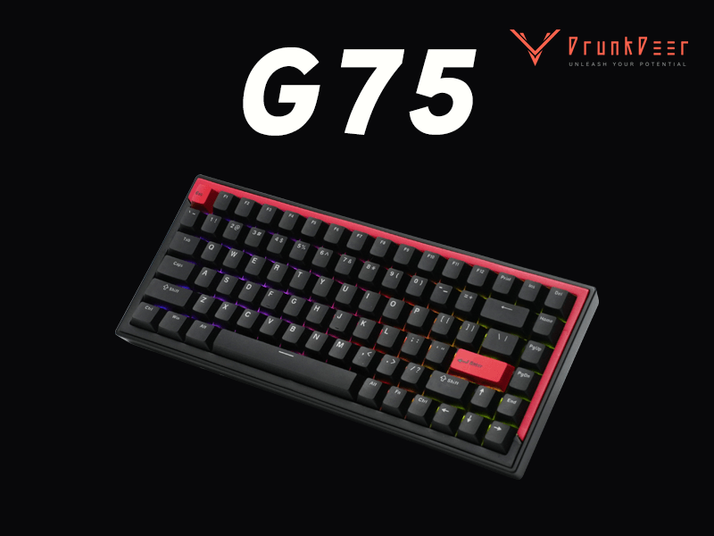 キーボード DrunkDeer G75 Amazon | DrunkDeer G75 ラピッドトリガーキーボード eスポーツ
