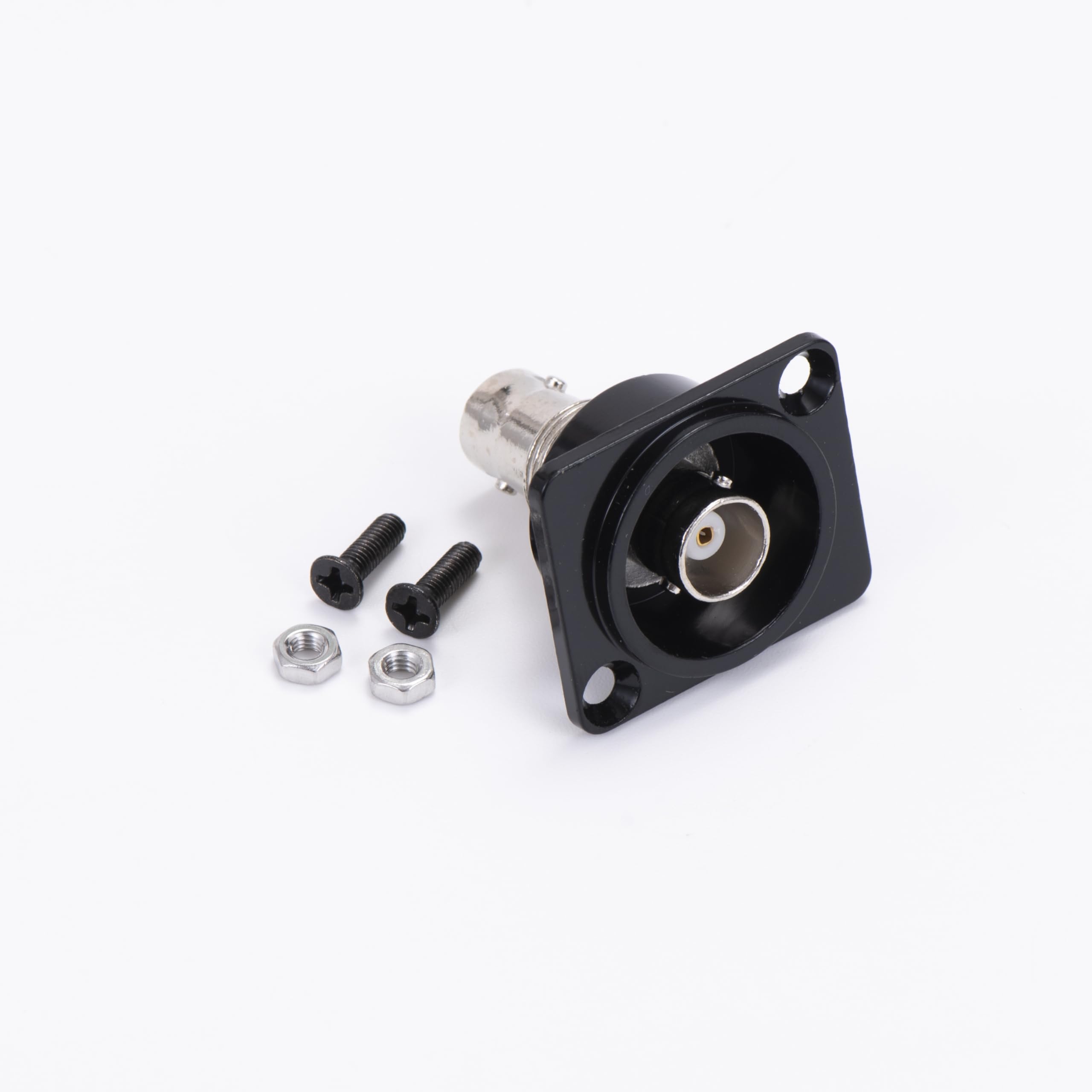 Adaptateur BNC série D connecteur de panneau femelle 2 trous pour câble coaxial - 4