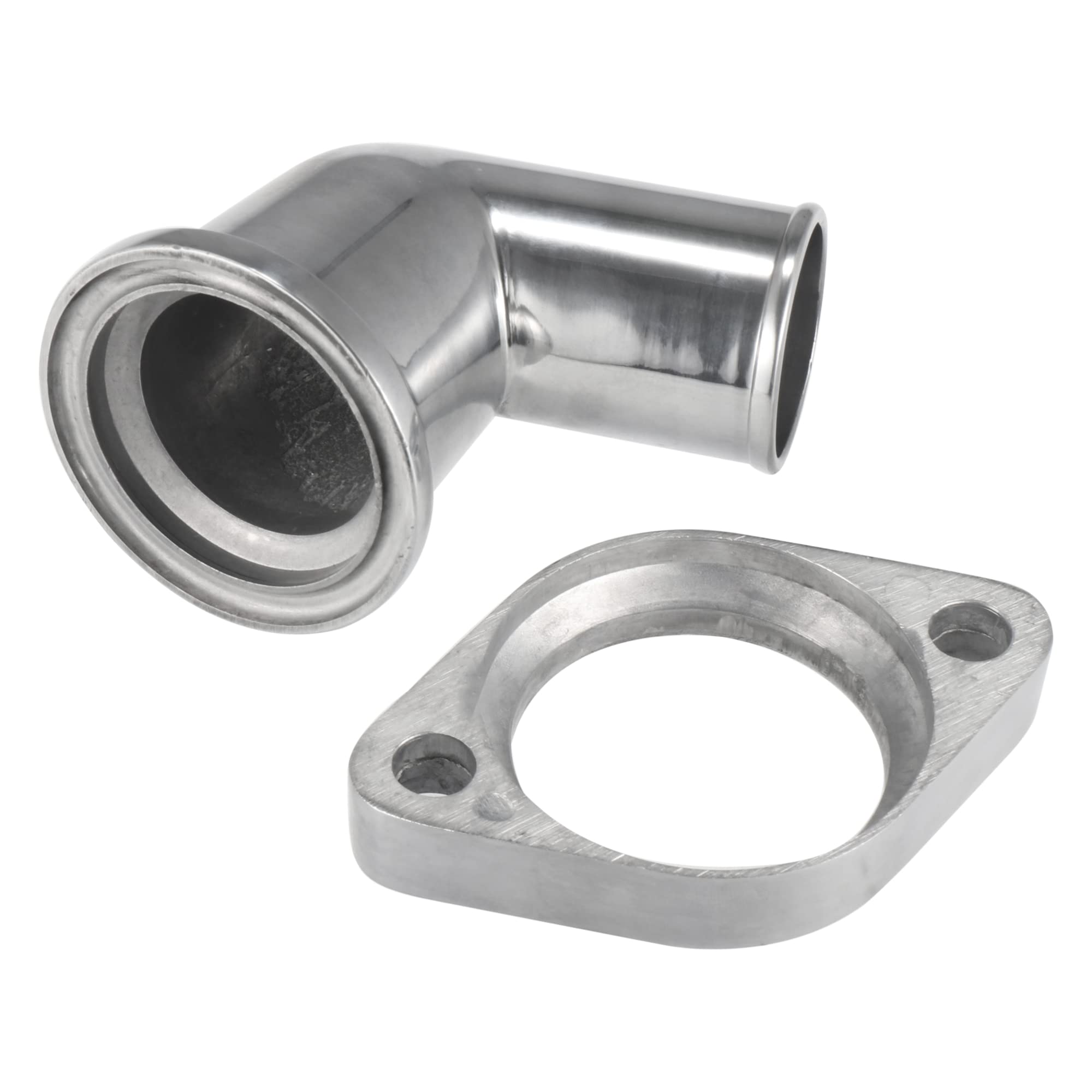 X AUTOHAUX 105° schwenkbarer Wasserhals-Thermostatgehäuse-Dichtungssatz für Chevrolet SBC BBC Small Block Big Block für Chevy 283 302 305 327 350 383 396 427 454