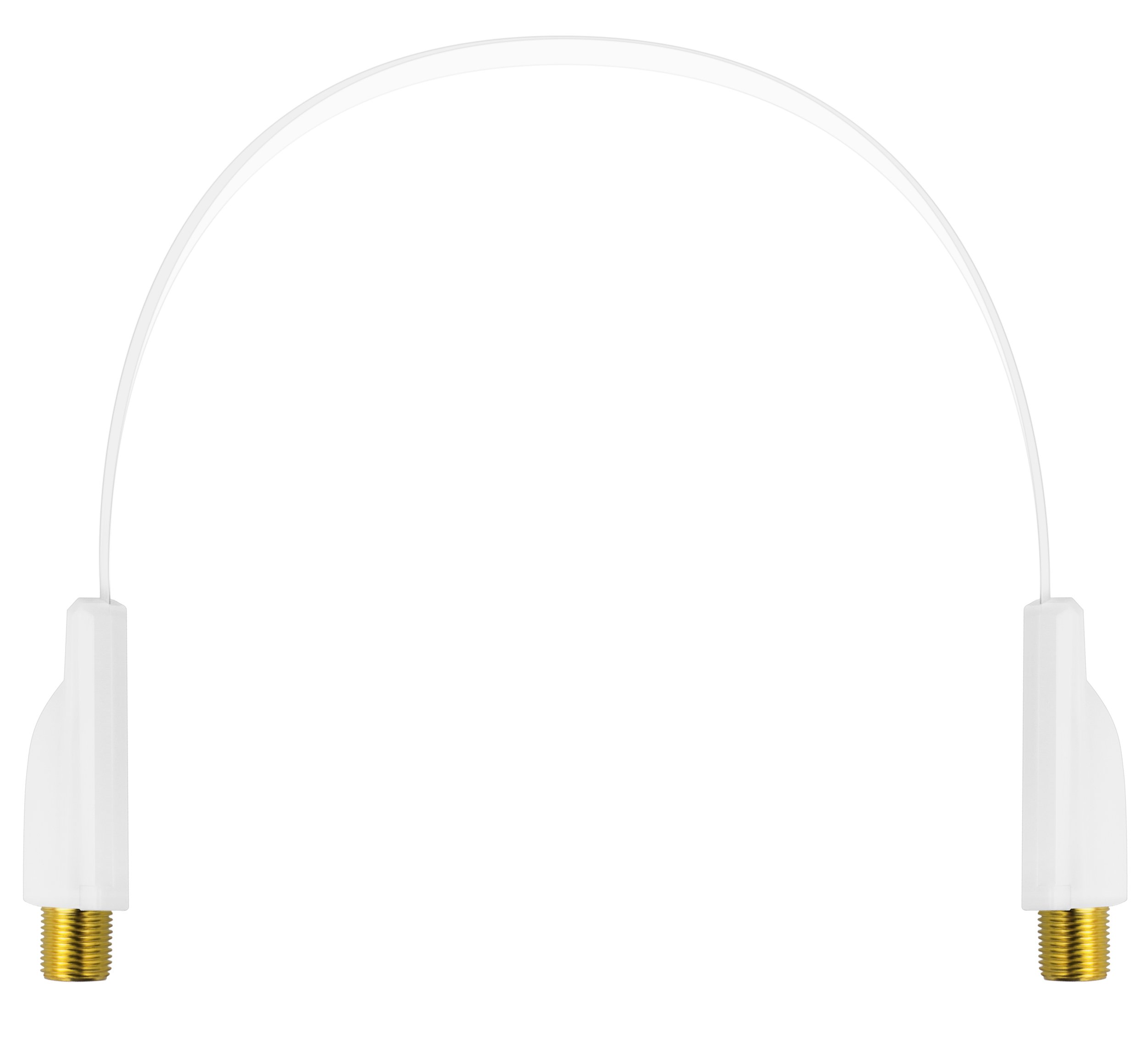 Cavo SAT Piatto Per Finestra - 30 Cm, Bianco, Passacavo Senza Forare - Foto 7