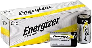Energizer(R) C Alkaline Industrial Batteries, Box Of 12in.