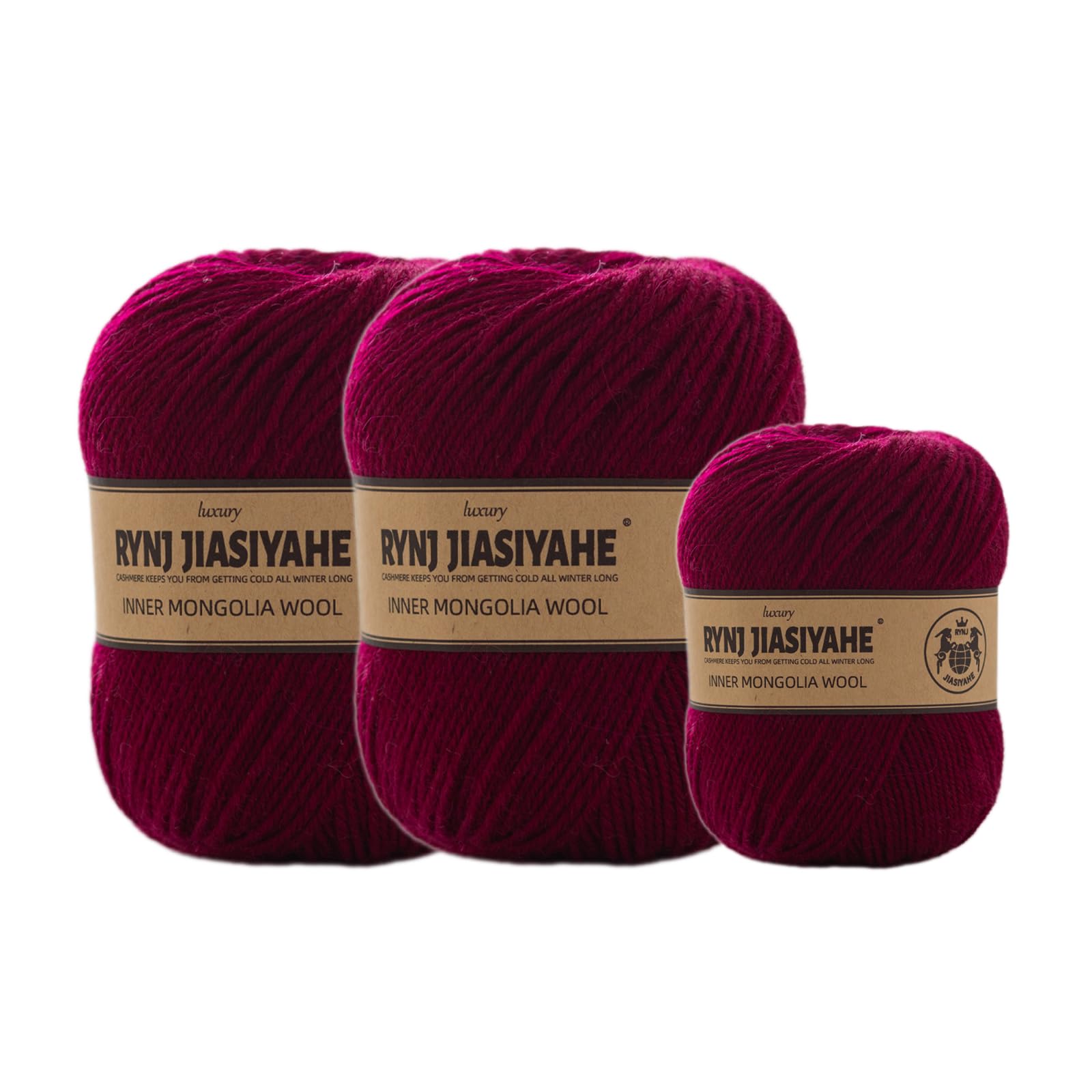 Wool Yarn Rainbow Yarn for Crocheting-Worsted Yarn for Knitting-Variegated Yarn 3.5oz/10.5oz- 4 Medium(2mm) Warm and Soft Wool Yarn - DIY Crafts