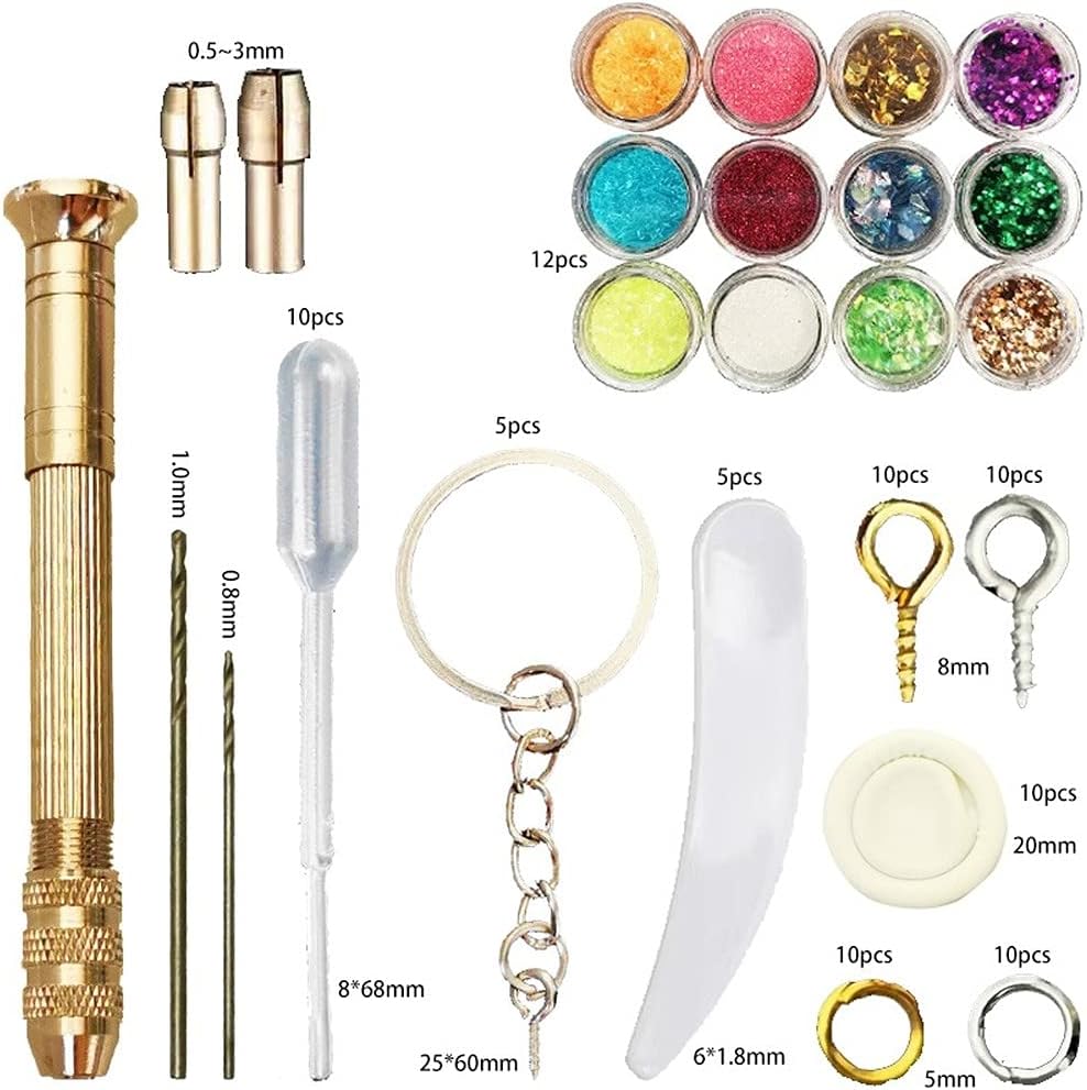 Epoxy Casting Molds Set Silicone UV Casting Tools Kits Resin Casting Molds Jewelry Making DIY Earring Findings