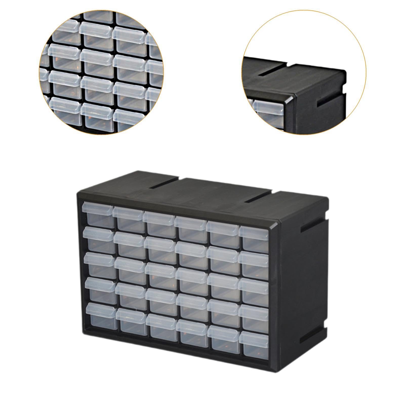 Cajón Organizador para Herramientas, Hogar, Organización del Garaje, Contenedor para álbumes de Recortes, Maquillaje, Objetos Pequeños Y Tornillos, 30 Cajones