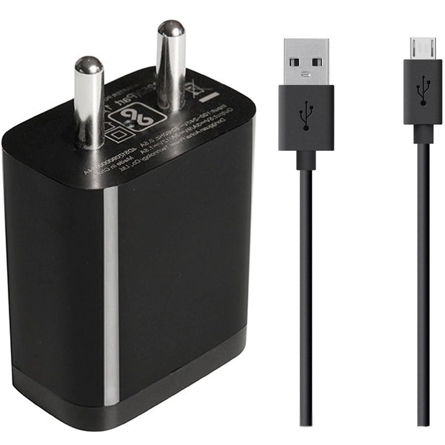 Charger for Lenovo Tab M10 HD Charger Original Adapter Like Wall | Mobile Fast | Android USB with 1 Meter Micro USB Charging Data Cable (3 Amp, MI16, Black)-image-45