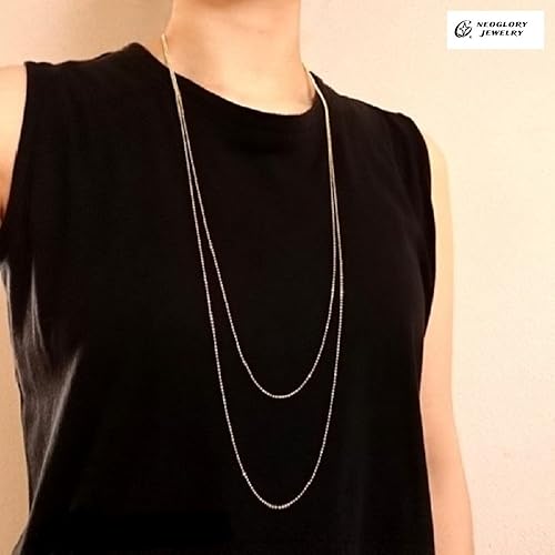 Amazon Neoglory ネオグローリー 2連 K14 ゴールド ボール チェーン ロング ネックレス 95cm チェーン 通販 Amazon Neoglory ネオグローリー 2連 K14 ゴールド ボール チェーン ロング ネックレス 95cm チェーン 通販