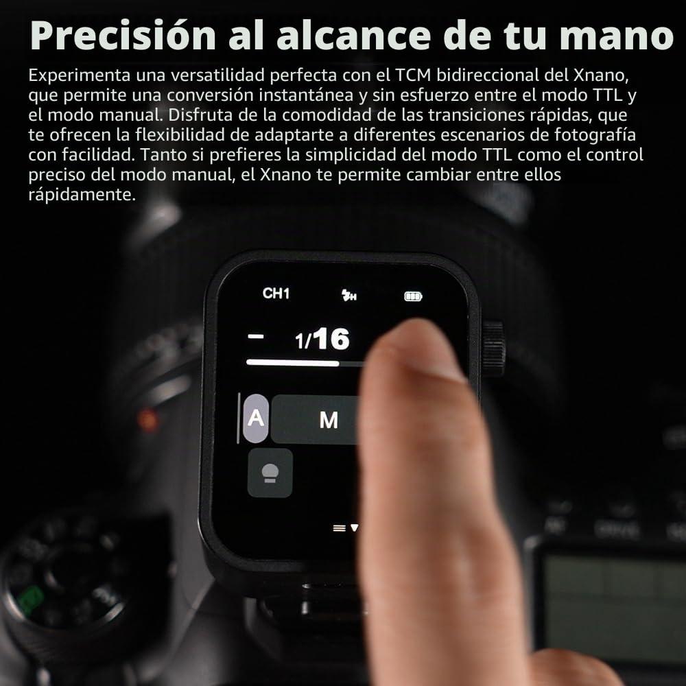 Godox Gatillo X3-S X3S Disparador de Flash, Gatillo Flash inalámbrico TTL de Pantalla táctil, con conversión TCM, batería de Iones de Litio integrada de 3.7 V 850 mAh(Godox X3-S Compatible con Sony)