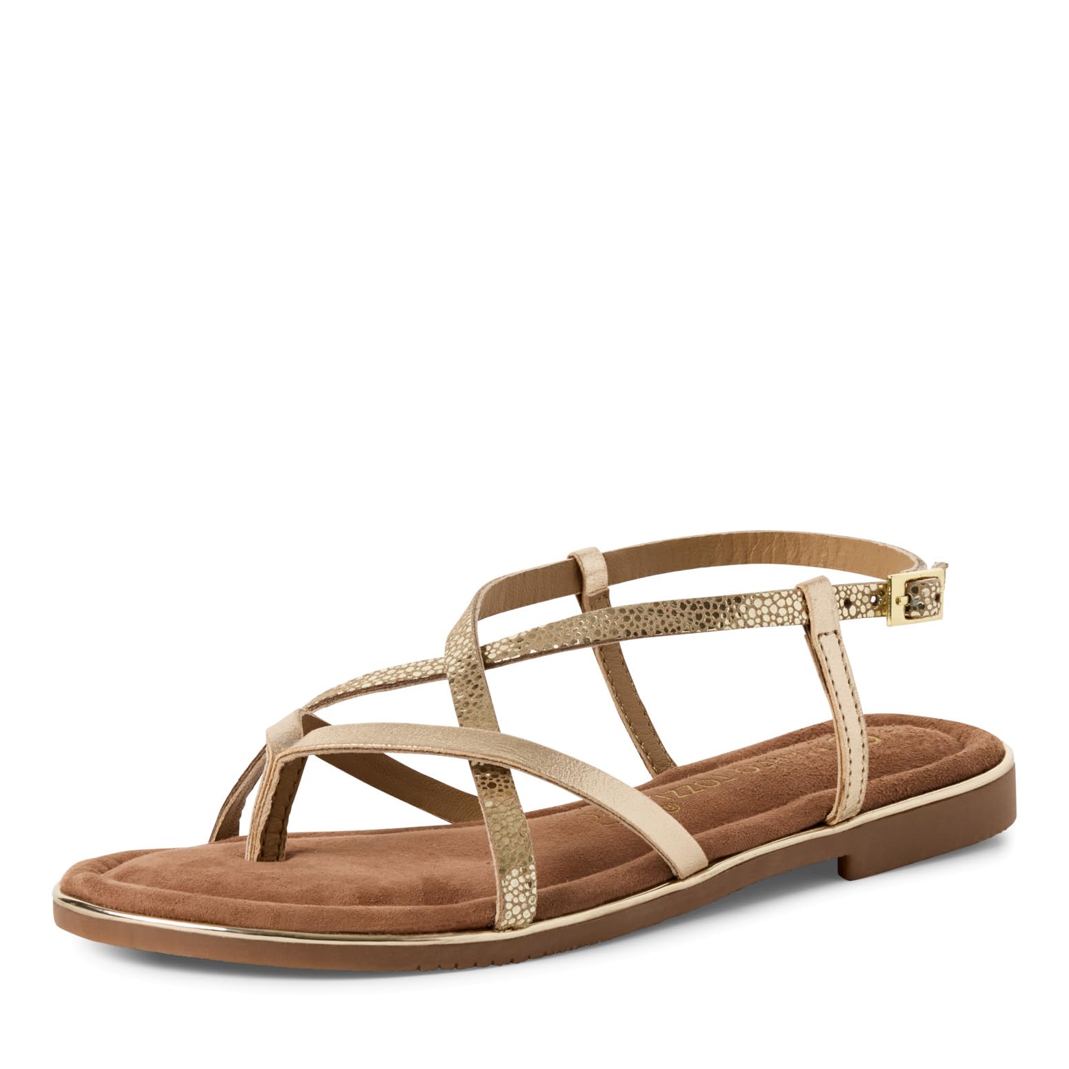 MARCO TOZZI Women's Sandale 2-28141-44, Metallic, 3.5 UK