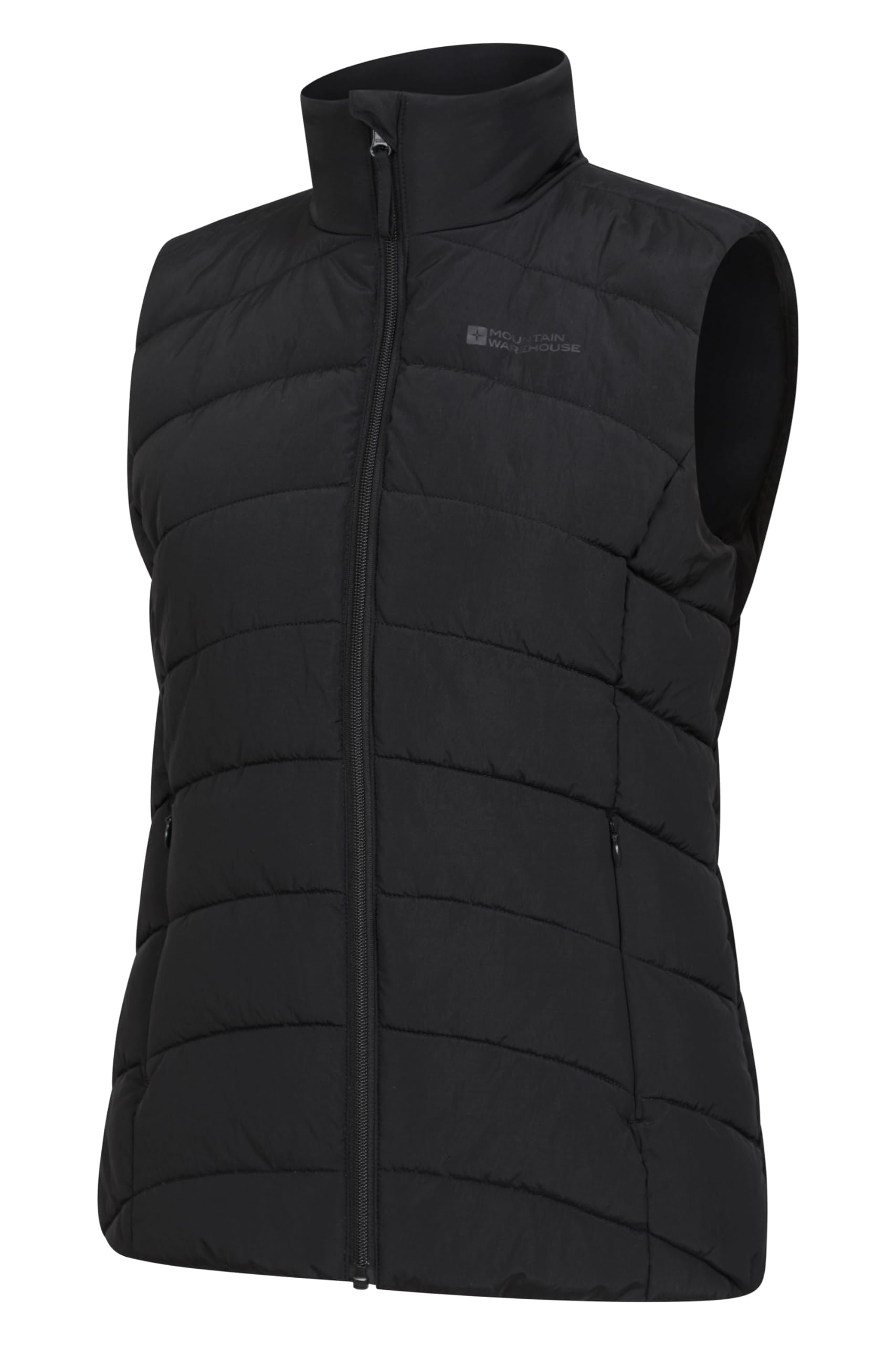 Mountain Warehouse Opal Doudoune pour Femme - Veste matelassée légère, sans Manche, Hydrofuge, résistante Eau et Pluie - randonnée, Printemps été