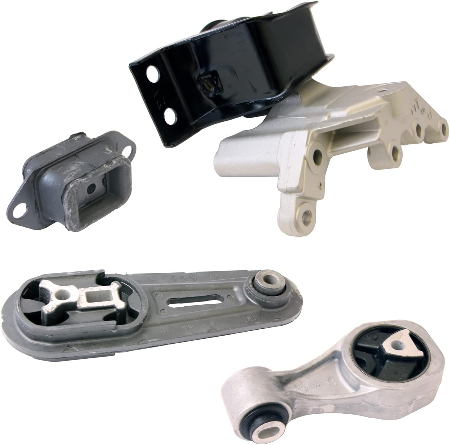 4pcs Motor Mounts Set Kit - Compatible with 2013-2019 Nissan Sentra 1.8L Automatic - Engine Mounts