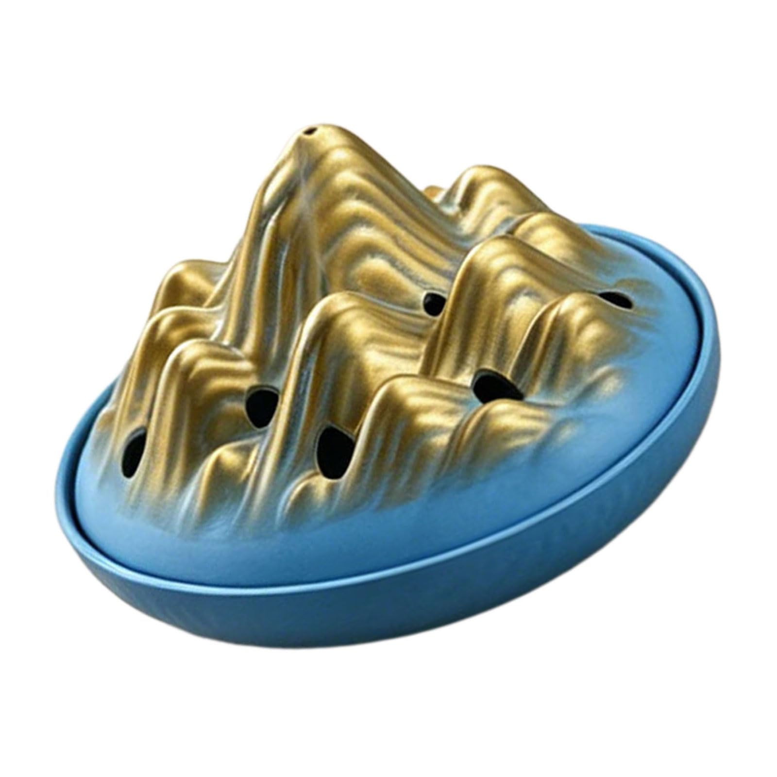 APGLSXY Mosquitoes Coil Holder, Metal Mosquitoes Repellents Coil Holder with Lid Portable Incenses Coils Burners for Yoga Room Home Decors