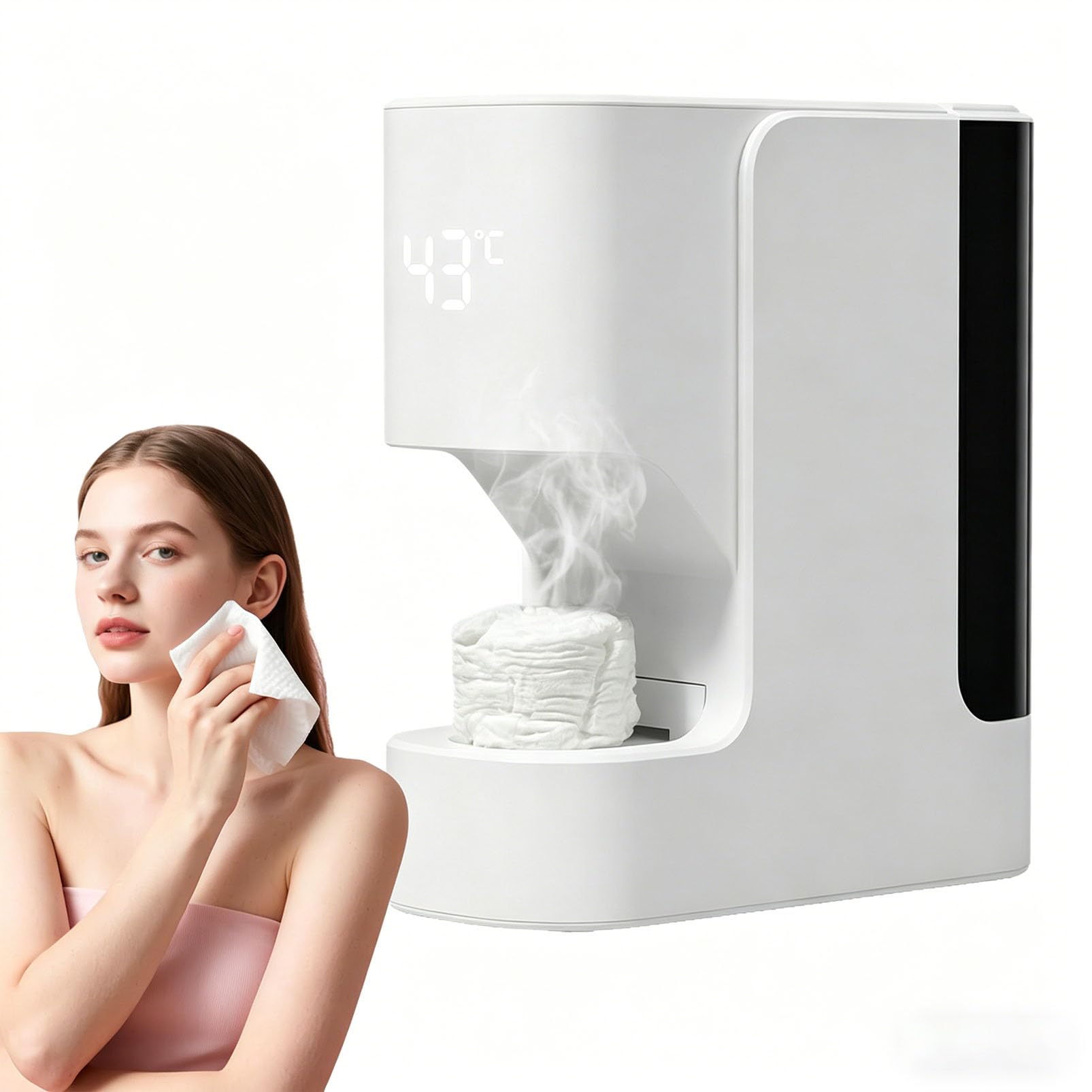 Calentador de toallas portátil y dispensador automático mini de 750W