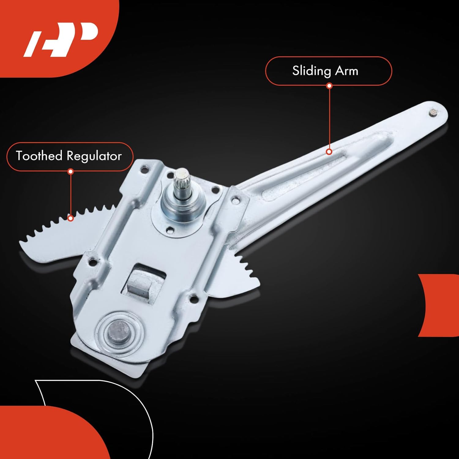 A-Premium Manual Window Regulator Rear Driver Side Compatible with Toyota Corolla 2003-2008