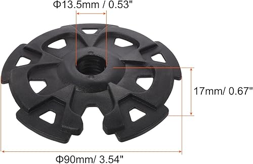 Miniatura 2 de PATIKIL Accesorios de bastón de senderismo de 3.54 pulgadas, 2 cestas de montaña extraíbles, repuesto para escalada de esquí al aire libre