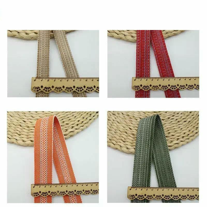 Cinta de poliéster jacquard de algodón (20-34,0 mm, 5/10 metros) para bolsos, zapatos, mochilas, accesorios de costura, color azul, 30 mm, 10 metros