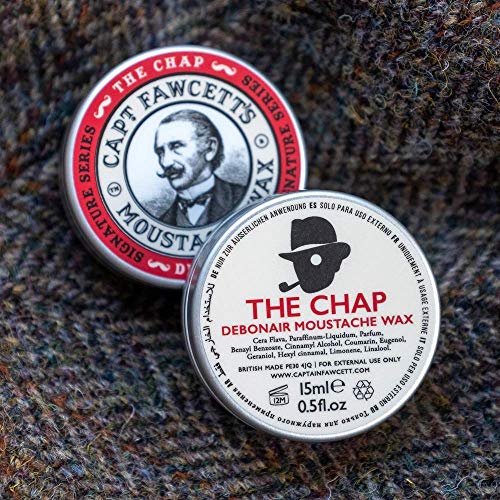 Captain Fawcett Moustache Wax The Chap: Debonair