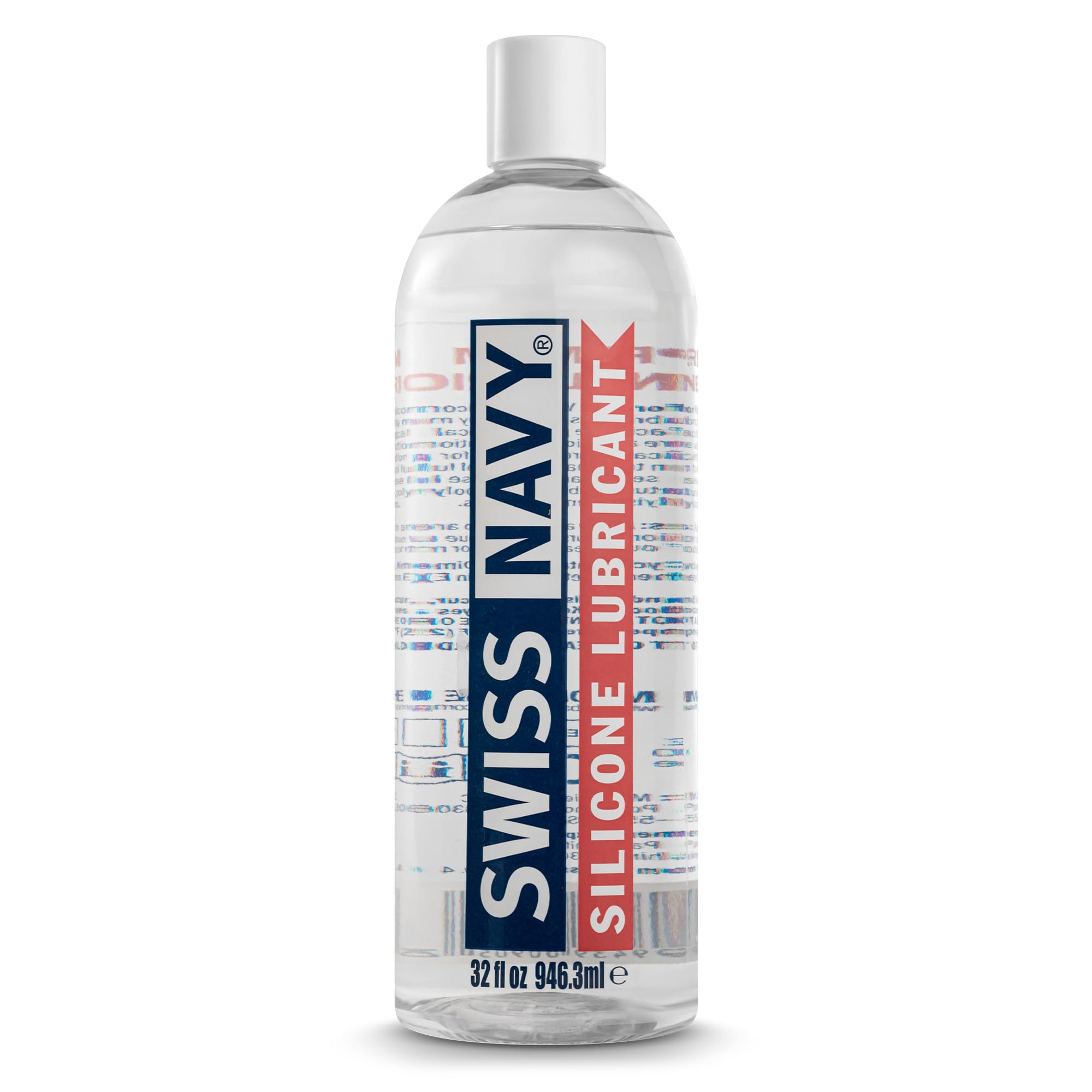 Swiss Navy Premium Silicone Based Lubricant - 32 oz - Personal Lube for Men, Women & Couples - Condom, Latex Safe - Hypoallergenic - Unscented