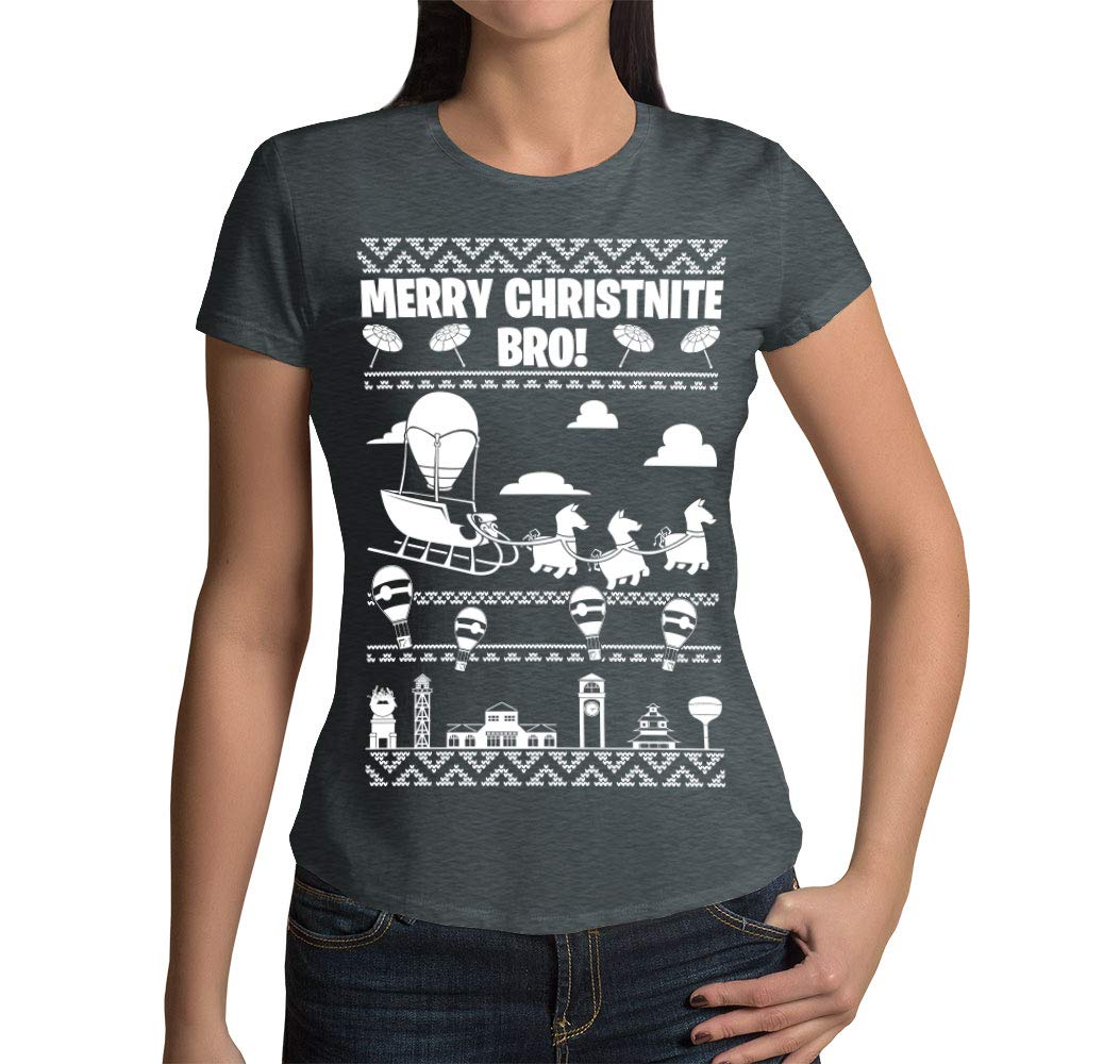 Junior's Merry Christnite Bro! Sweater T-Shirt