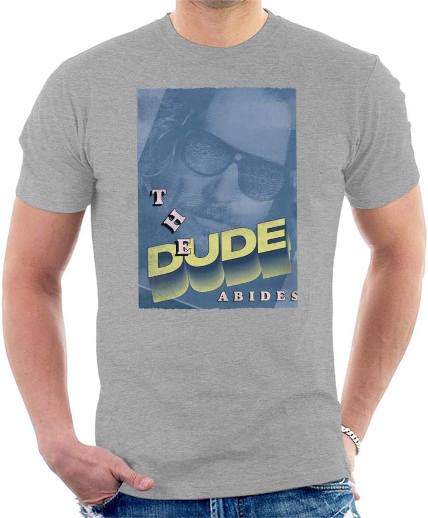 The Dude 3D Text Nostalgia Men's T-Shirt