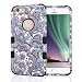 iPhone 6 Case, iPhone 6S Case, JoJoGoldStar Dual Layer Hybrid Slim Fit Plastic and Silicone TPU Hard Cover with Stylus and Screen Protector - European Flowers