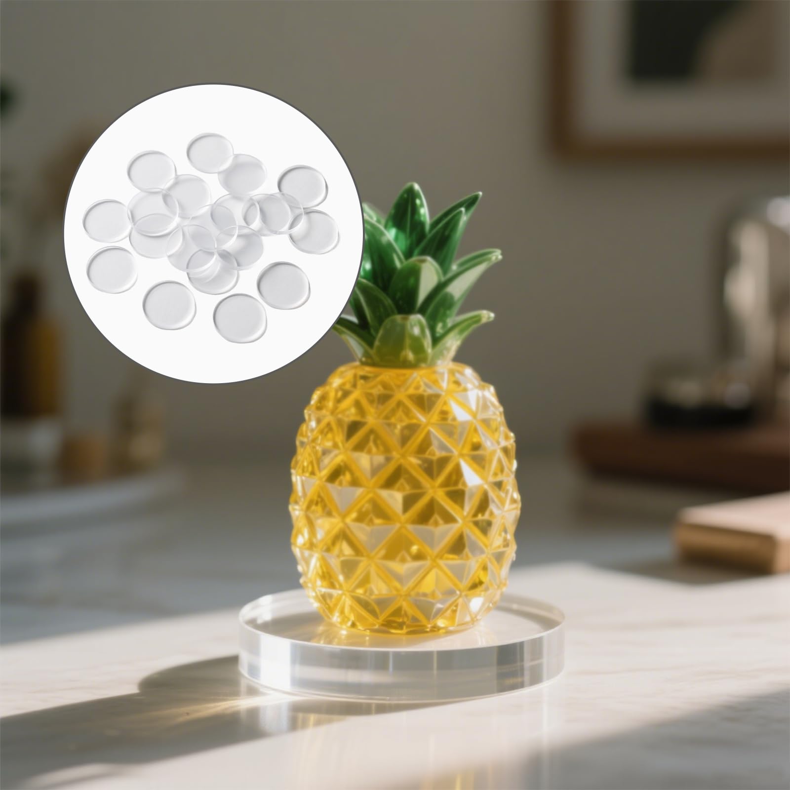 Produktbild von Transparente Acryl-Rundplatte 20-400mm Ø – 30mm 10er-Set, 8mm Dick – Ideal Zum Basteln & Prototypenbau